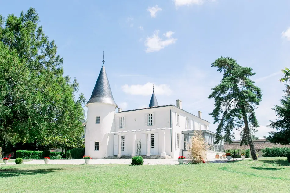 Château de Seguin and its pointed turrets, wedding venue near Bordeaux