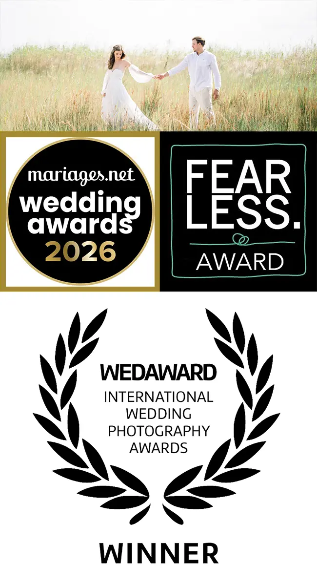 Récompenses internationales de photographie de mariage remportées par Tristan Perrier